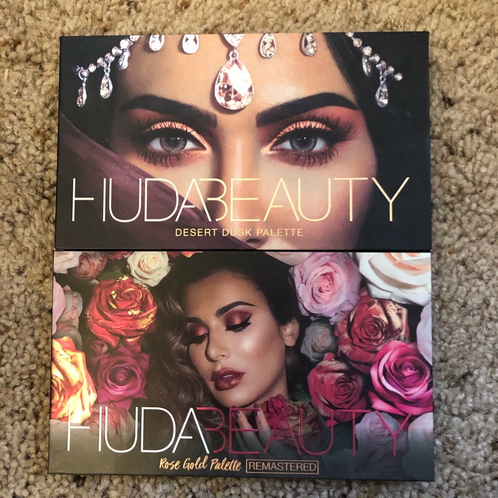 Huss beauty rose gold & desert dusk duo bundle
